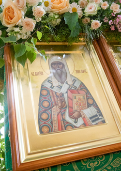 Икона святителя Алексия Московского в монастыре
